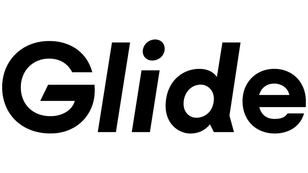 Logo de l'outil Glide qui permet de créer des applications mobile