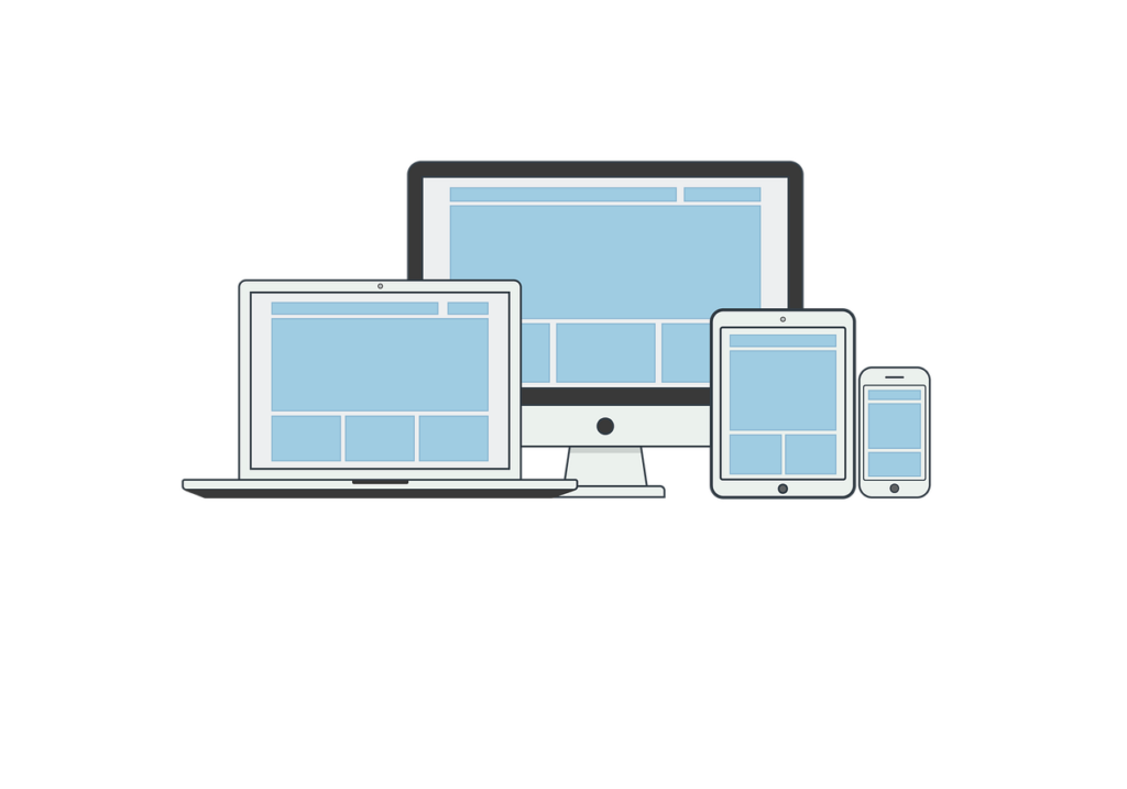 Image de plusieurs formats d'écran : ordinateurs, tablette et mobile